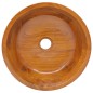 vidaXL Waschbecken Massivholz Teak Φ40x10 cm vidaXL Waschbecken Massivholz Teak Φ40x10 cm