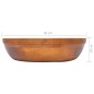 vidaXL Waschbecken Massivholz Teak Φ40x10 cm vidaXL Waschbecken Massivholz Teak Φ40x10 cm