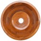 vidaXL Waschbecken Massivholz Teak Φ40x20 cm vidaXL Waschbecken Massivholz Teak Φ40x20 cm