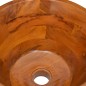 vidaXL Waschbecken Massivholz Teak Φ40x20 cm vidaXL Waschbecken Massivholz Teak Φ40x20 cm