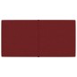 Wandpaneele 12 Stk. Weinrot 60x30 cm Stoff 2,16 m² Wandpaneele 12 Stk. Weinrot 60x30 cm Stoff 2,16 m²