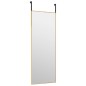 vidaXL Türspiegel Golden 30x80 cm Glas und Aluminium vidaXL Türspiegel Golden 30x80 cm Glas und Aluminium