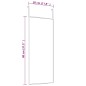 vidaXL Türspiegel Golden 30x80 cm Glas und Aluminium vidaXL Türspiegel Golden 30x80 cm Glas und Aluminium