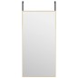 vidaXL Türspiegel Golden 40x80 cm Glas und Aluminium vidaXL Türspiegel Golden 40x80 cm Glas und Aluminium