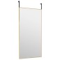 vidaXL Türspiegel Golden 40x80 cm Glas und Aluminium vidaXL Türspiegel Golden 40x80 cm Glas und Aluminium