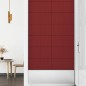 Wandpaneele 12 Stk. Weinrot 60x30 cm Stoff 2,16 m² Wandpaneele 12 Stk. Weinrot 60x30 cm Stoff 2,16 m²