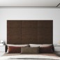 Wandpaneele 12 Stk. Braun 60x30 cm Stoff 2,16 m² Wandpaneele 12 Stk. Braun 60x30 cm Stoff 2,16 m²