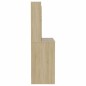 vidaXL Schminktisch mit LED-Beleuchtung 100x40x135 cm MDF Eiche-Optik vidaXL Schminktisch mit LED-Beleuchtung 100x40x135 cm MDF Eiche-Optik