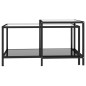 vidaXL Beistelltische 2 Stk. Hartglas Schwarz vidaXL Beistelltische 2 Stk. Hartglas Schwarz