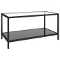vidaXL Beistelltische 2 Stk. Hartglas Schwarz vidaXL Beistelltische 2 Stk. Hartglas Schwarz