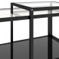 vidaXL Beistelltische 2 Stk. Hartglas Schwarz vidaXL Beistelltische 2 Stk. Hartglas Schwarz