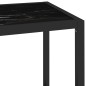 vidaXL Regal Transparent und Marmor 100x36x90 cm Gehärtetes Glas vidaXL Regal Transparent und Marmor 100x36x90 cm Gehärtetes Glas