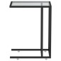 vidaXL Computer-Beistelltisch Schwarz 50x35x65 cm Hartglas vidaXL Computer-Beistelltisch Schwarz 50x35x65 cm Hartglas