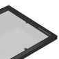 vidaXL Computer-Beistelltisch Schwarz 50x35x65 cm Hartglas vidaXL Computer-Beistelltisch Schwarz 50x35x65 cm Hartglas