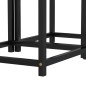 vidaXL Beistelltische 2 Stk. MDF Schwarz vidaXL Beistelltische 2 Stk. MDF Schwarz