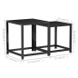 vidaXL Beistelltische 2 Stk. MDF Schwarz vidaXL Beistelltische 2 Stk. MDF Schwarz