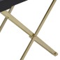 vidaXL Klapptisch Golden und Schwarz 48x34x61 cm MDF vidaXL Klapptisch Golden und Schwarz 48x34x61 cm MDF