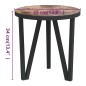 vidaXL Beistelltisch Schwarz und Gelb Ø35 cm MDF vidaXL Beistelltisch Schwarz und Gelb Ø35 cm MDF