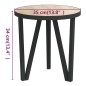 vidaXL Beistelltisch Sonoma-Eiche Ø35 cm MDF vidaXL Beistelltisch Sonoma-Eiche Ø35 cm MDF