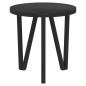 vidaXL Beistelltisch Schwarz Ø35 cm MDF