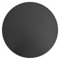 vidaXL Beistelltisch Schwarz Ø35 cm MDF