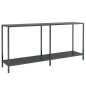 vidaXL Konsolentisch Schwarz 160x35x75,5 cm cm Hartglas vidaXL Konsolentisch Schwarz 160x35x75,5 cm cm Hartglas