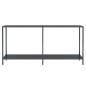 vidaXL Konsolentisch Schwarz 160x35x75,5 cm cm Hartglas vidaXL Konsolentisch Schwarz 160x35x75,5 cm cm Hartglas