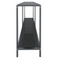 vidaXL Konsolentisch Schwarz 160x35x75,5 cm cm Hartglas vidaXL Konsolentisch Schwarz 160x35x75,5 cm cm Hartglas