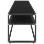 vidaXL TV-Schrank Schwarz 180x40x40,5 cm Hartglas vidaXL TV-Schrank Schwarz 180x40x40,5 cm Hartglas