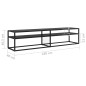 vidaXL TV-Schrank Schwarz 180x40x40,5 cm Hartglas vidaXL TV-Schrank Schwarz 180x40x40,5 cm Hartglas