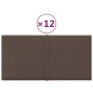 vidaXL Wandpaneele 12 Stk. Taupe 30x15 cm Stoff 0,54 m² vidaXL Wandpaneele 12 Stk. Taupe 30x15 cm Stoff 0,54 m²