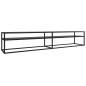 vidaXL TV-Schrank Schwarz 220x40x40,5 cm Hartglas vidaXL TV-Schrank Schwarz 220x40x40,5 cm Hartglas
