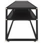 vidaXL TV-Schrank Schwarz 220x40x40,5 cm Hartglas vidaXL TV-Schrank Schwarz 220x40x40,5 cm Hartglas