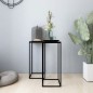 vidaXL Beistelltische 2 Stk. Schwarz Stahl vidaXL Beistelltische 2 Stk. Schwarz Stahl