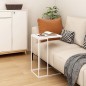vidaXL Beistelltisch Weiß 40x30x59 cm Holzwerkstoff vidaXL Beistelltisch Weiß 40x30x59 cm Holzwerkstoff