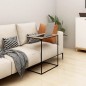 vidaXL Beistelltisch Schwarz 55x35x66 cm Holzwerkstoff