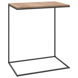 vidaXL Beistelltisch Schwarz 55x35x66 cm Holzwerkstoff
