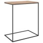 vidaXL Beistelltisch Schwarz 55x35x66 cm Holzwerkstoff