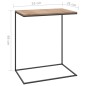 vidaXL Beistelltisch Schwarz 55x35x66 cm Holzwerkstoff