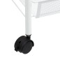 vidaXL Küchenwagen 3 Etagen Weiß 46x26x64 cm Eisen vidaXL Küchenwagen 3 Etagen Weiß 46x26x64 cm Eisen