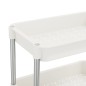 vidaXL Küchenwagen 5 Etagen Weiß 42x29x128 cm Eisen und ABS vidaXL Küchenwagen 5 Etagen Weiß 42x29x128 cm Eisen und ABS