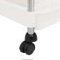 vidaXL Küchenwagen 5 Etagen Weiß 42x29x128 cm Eisen und ABS vidaXL Küchenwagen 5 Etagen Weiß 42x29x128 cm Eisen und ABS