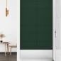 Wandpaneele 12 Stk. Dunkelgrün 60x30 cm Stoff 2,16 m² Wandpaneele 12 Stk. Dunkelgrün 60x30 cm Stoff 2,16 m²