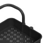 vidaXL Küchenwagen 3 Etagen Schwarz 42x35x85 cm Eisen und ABS vidaXL Küchenwagen 3 Etagen Schwarz 42x35x85 cm Eisen und ABS