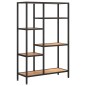 vidaXL Bücherregal 80x30x120 cm Stahl und Holzwerkstoff vidaXL Bücherregal 80x30x120 cm Stahl und Holzwerkstoff