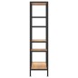 vidaXL Bücherregal 80x30x120 cm Stahl und Holzwerkstoff vidaXL Bücherregal 80x30x120 cm Stahl und Holzwerkstoff