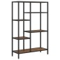 vidaXL Bücherregal 80x30x120 cm Stahl und Holzwerkstoff vidaXL Bücherregal 80x30x120 cm Stahl und Holzwerkstoff