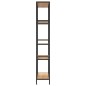 vidaXL Bücherregal 80x30x180 cm Stahl und Holzwerkstoff vidaXL Bücherregal 80x30x180 cm Stahl und Holzwerkstoff
