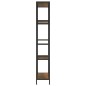 vidaXL Bücherregal 80x30x180 cm Stahl und Holzwerkstoff vidaXL Bücherregal 80x30x180 cm Stahl und Holzwerkstoff