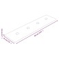 Wandpaneele 12 Stk. Grau 60x15 cm Kunstleder 1,08 m² Wandpaneele 12 Stk. Grau 60x15 cm Kunstleder 1,08 m²